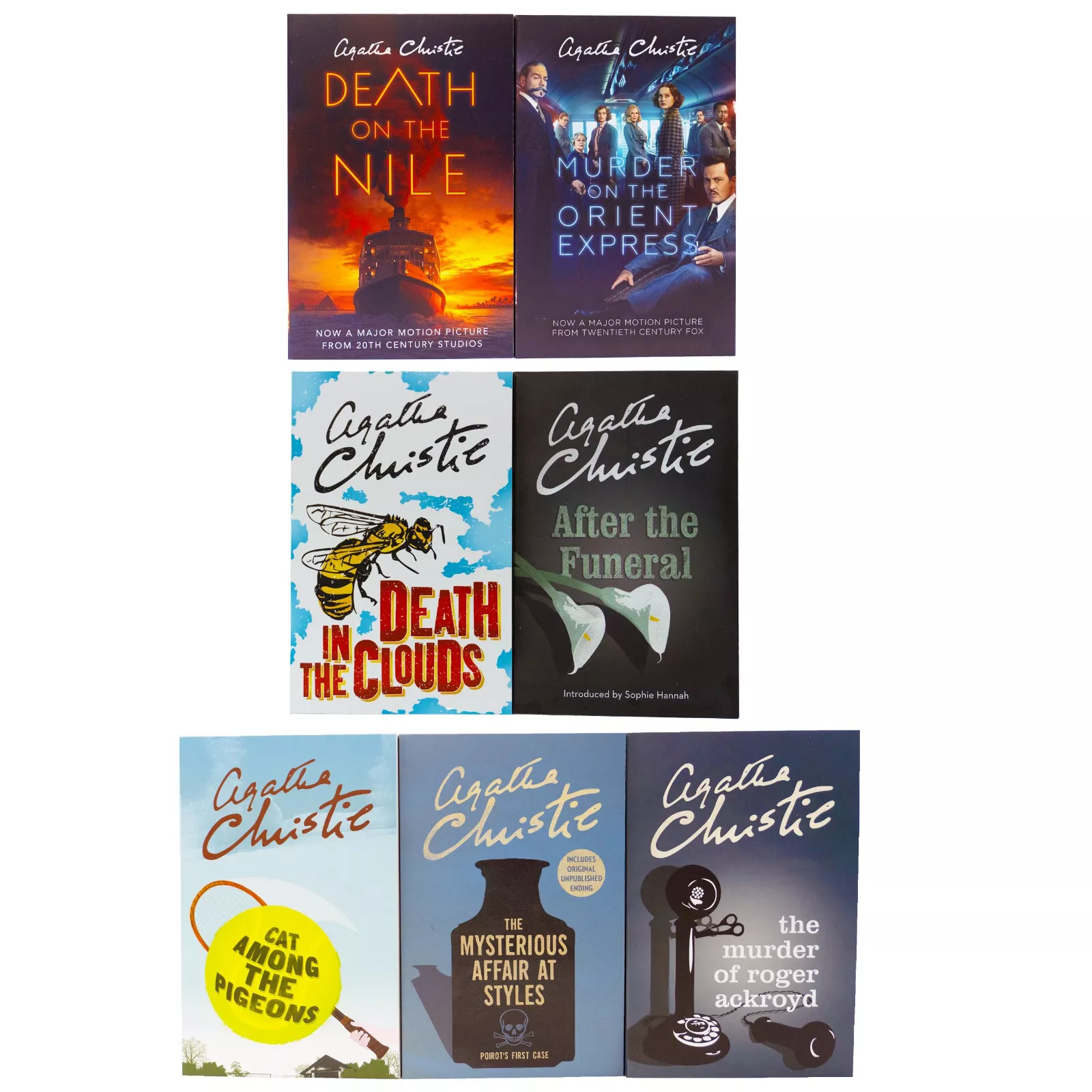 Agatha Christie Poirot Series 7 Books Collection Box Set extra image $1