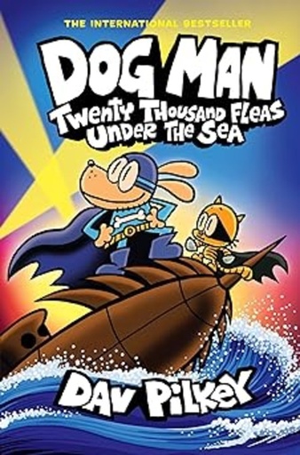 [9789354716164] Dog Man: Twenty Thousand Fleas Under the Sea