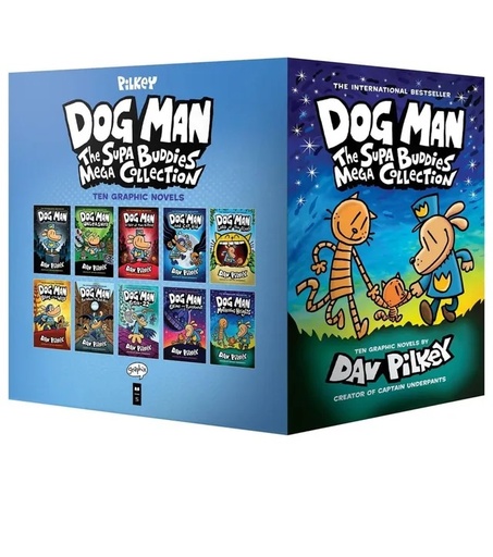 [9782020071925] Dog Man: The Supa Buddies Mega Collection Boxed Set - Pack of 10