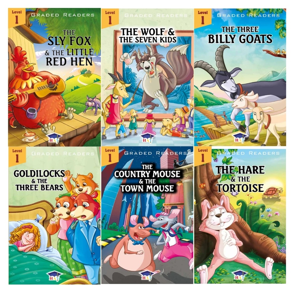 [QAFBOOK00007] Graded English Readers Level One 1-6