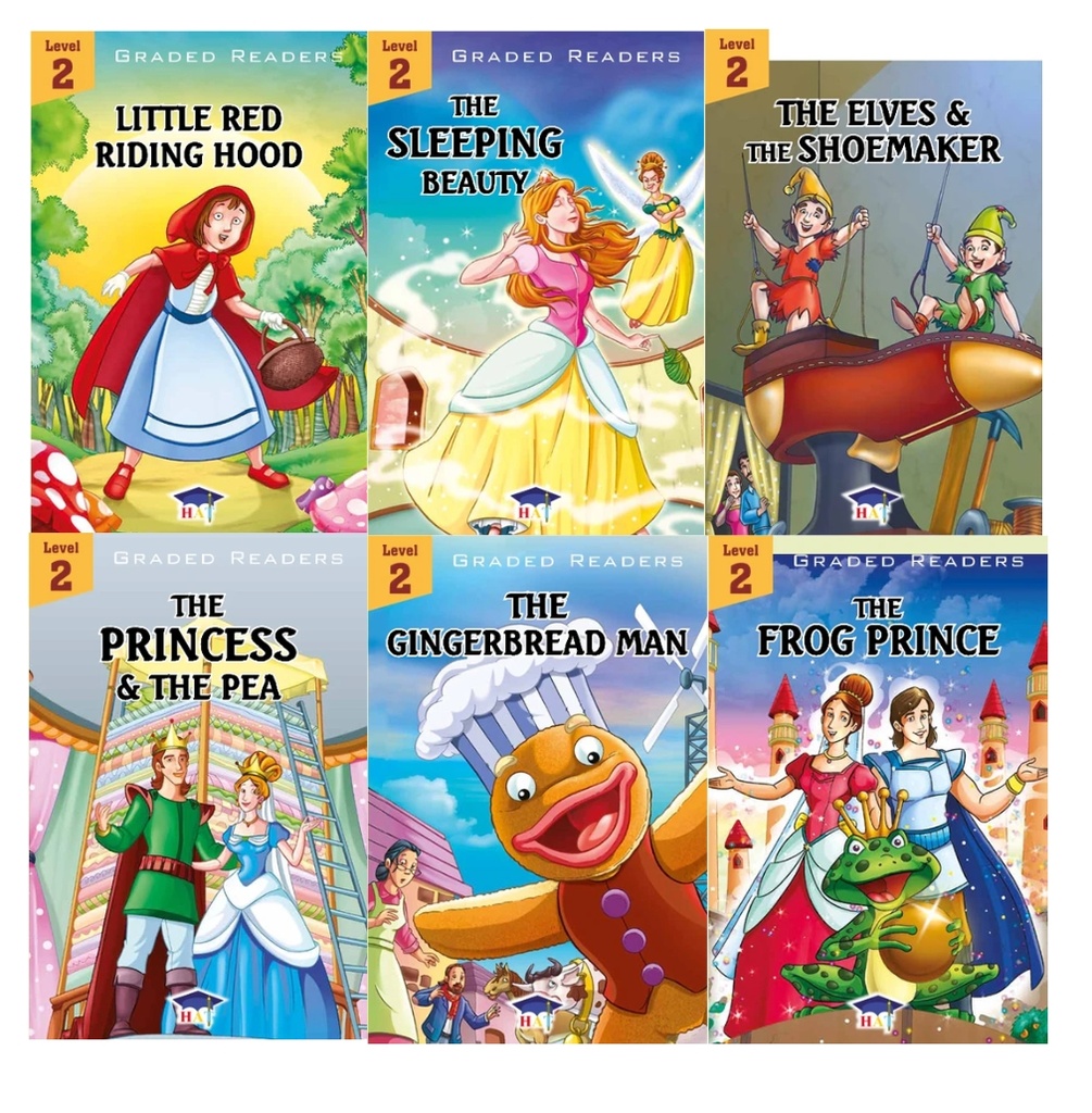 [QAFBOOK00008] Graded English Readers Level two 1-6