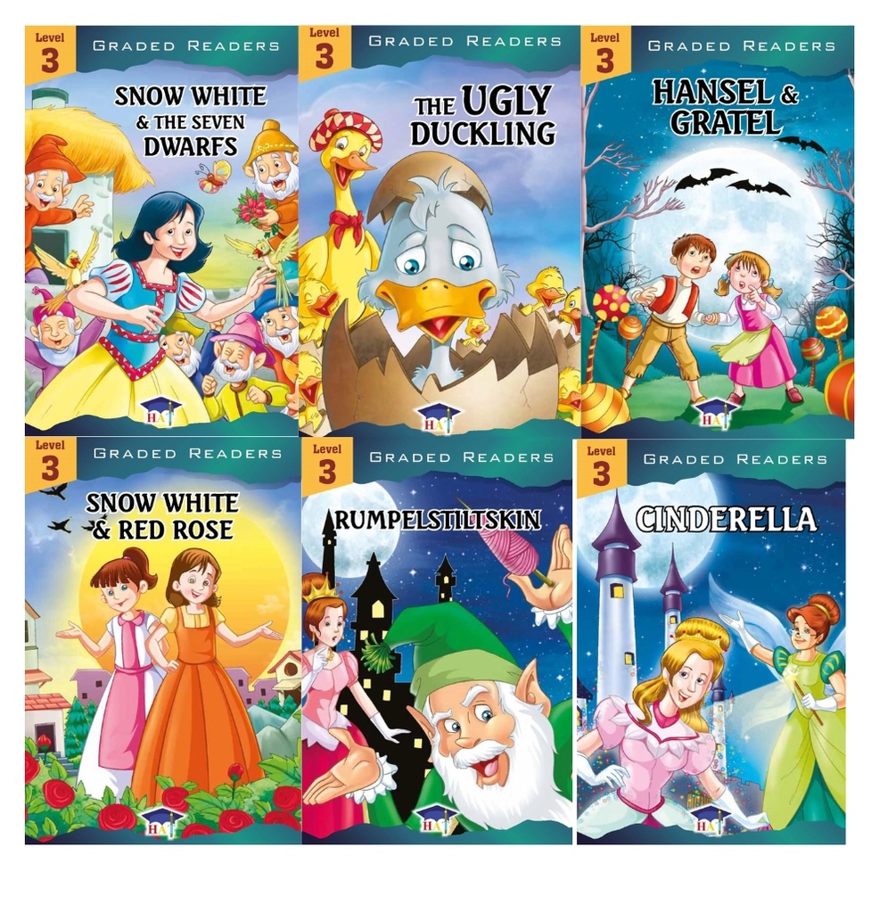 [QAFBOOK00009] Graded English Readers Level Three 1-6