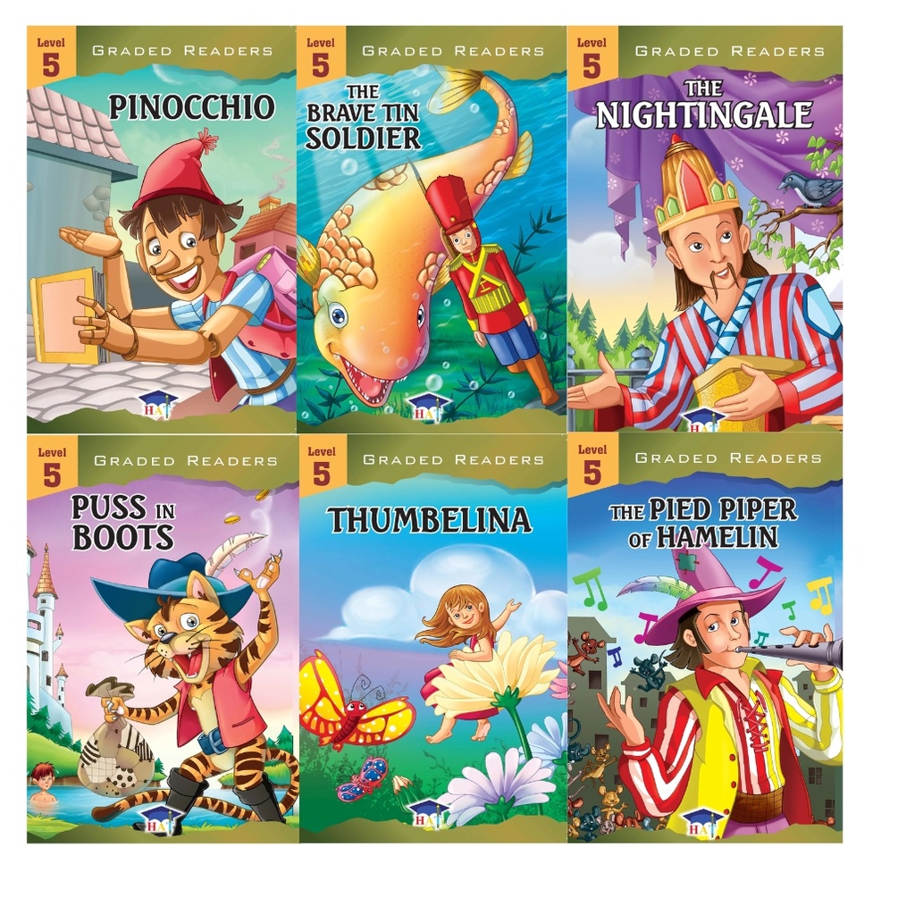 [QAFBOOK00011] Graded English Readers Level Five 1-6